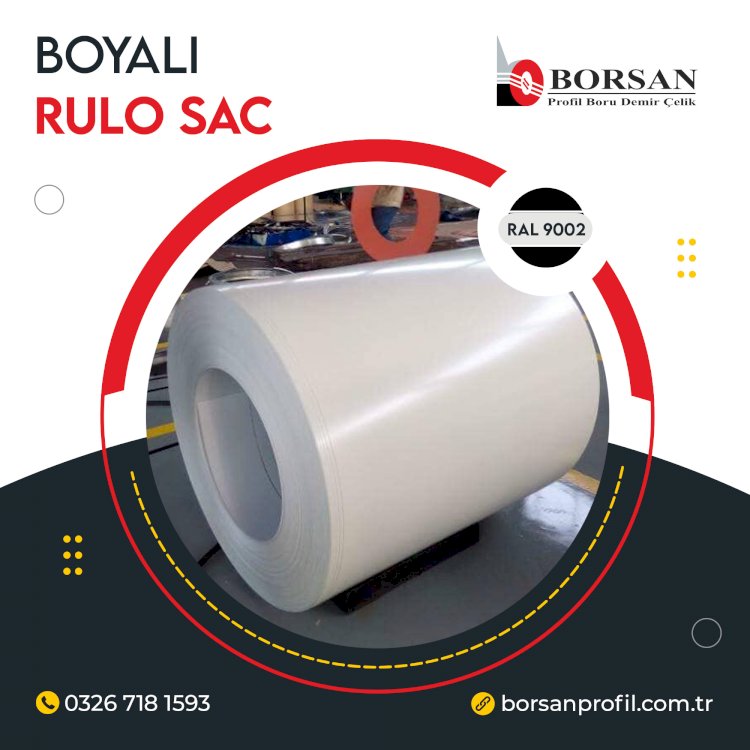 Boyalı Rulo Sac